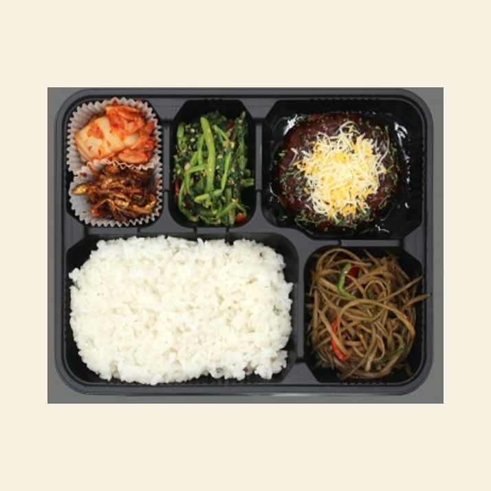 한판 도시락(5찬)