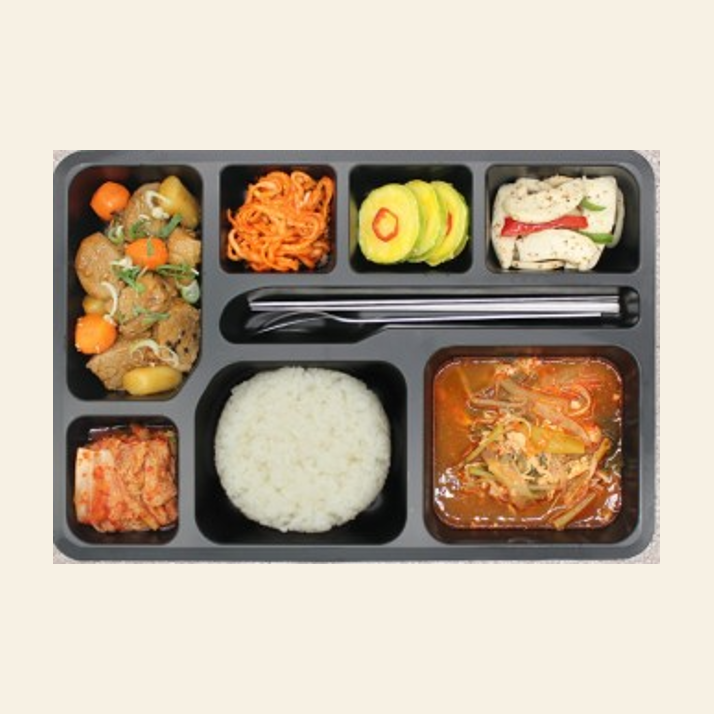 한판 도시락(5찬)