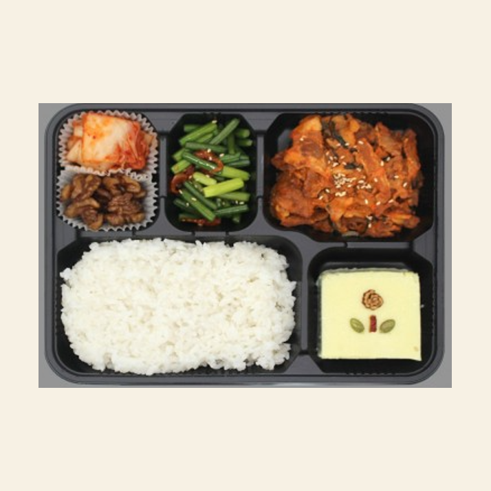 한판 도시락(5찬)