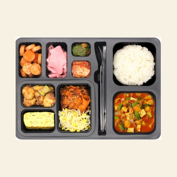 다원 도시락(7찬)